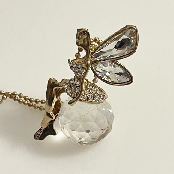 Beautiful Fairy Angle Wing Dancer Suncatcher Charm Pendant Necklace - Picture 16 of 16